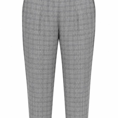 New Look Womens Grey Check  Trousers  Size 10 L25 in