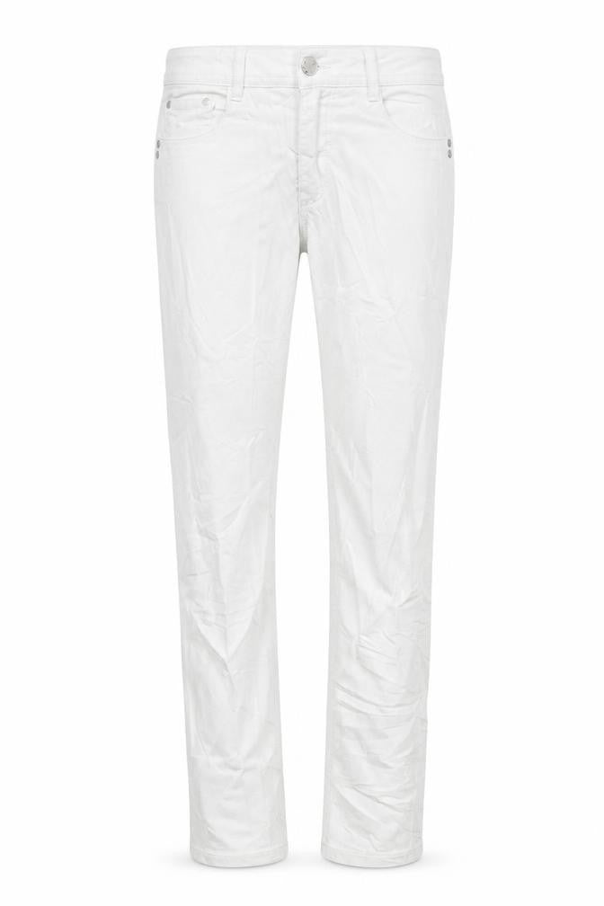 DENIN&CO Womens White   Skinny Jeans Size 10 L31 in