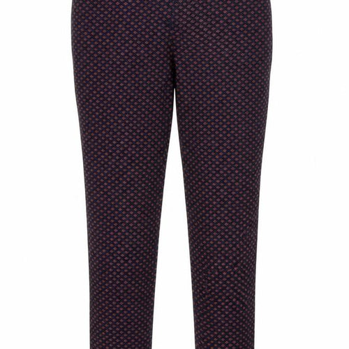 F&F Womens Blue Geometric  Trousers  Size 10 L29 in