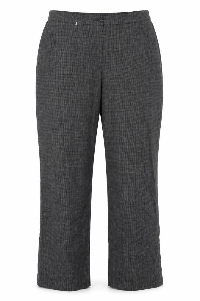 Marks and Spencer Womens Grey Houndstooth  Trousers  Size 12 L27 in