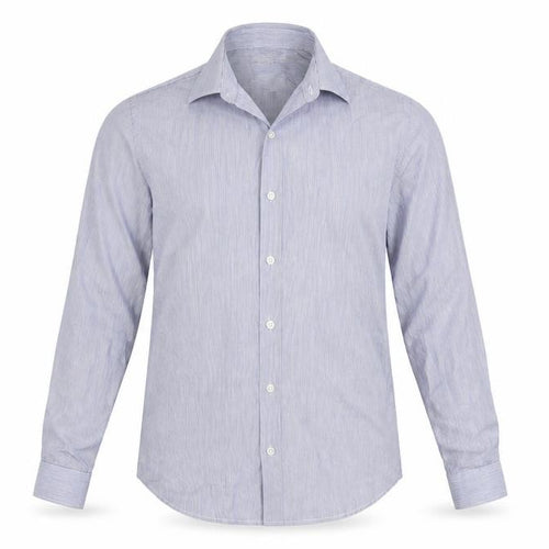 Topman Mens Blue Striped   Button-Up Size S