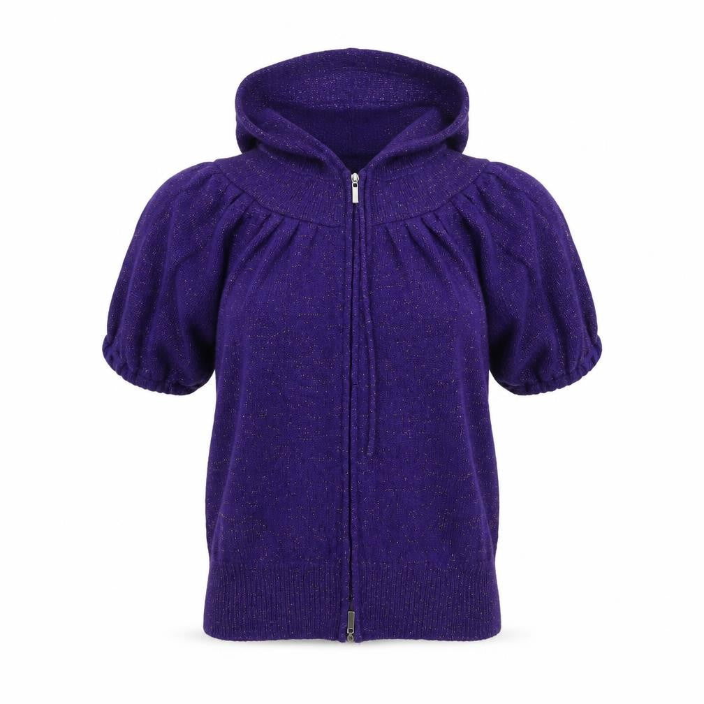 Internationale  Womens Purple   Full Zip Jumper Size 12  - hooded
