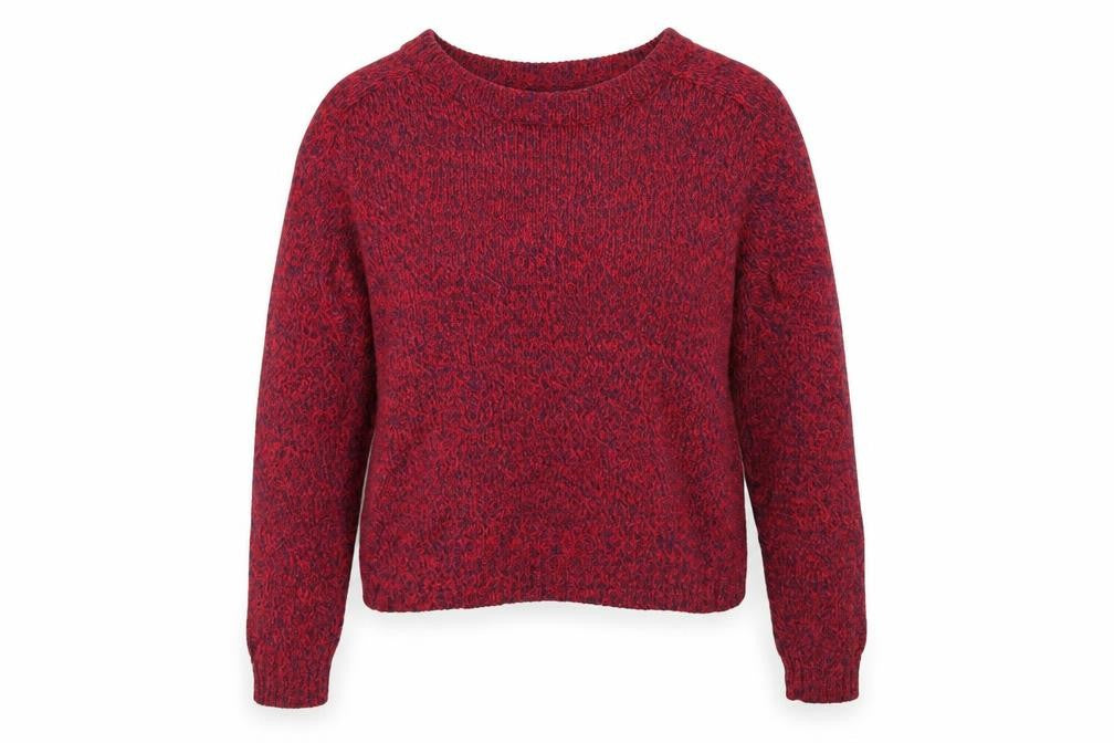 Front view of Divided by H&M women’s red jumper, size M