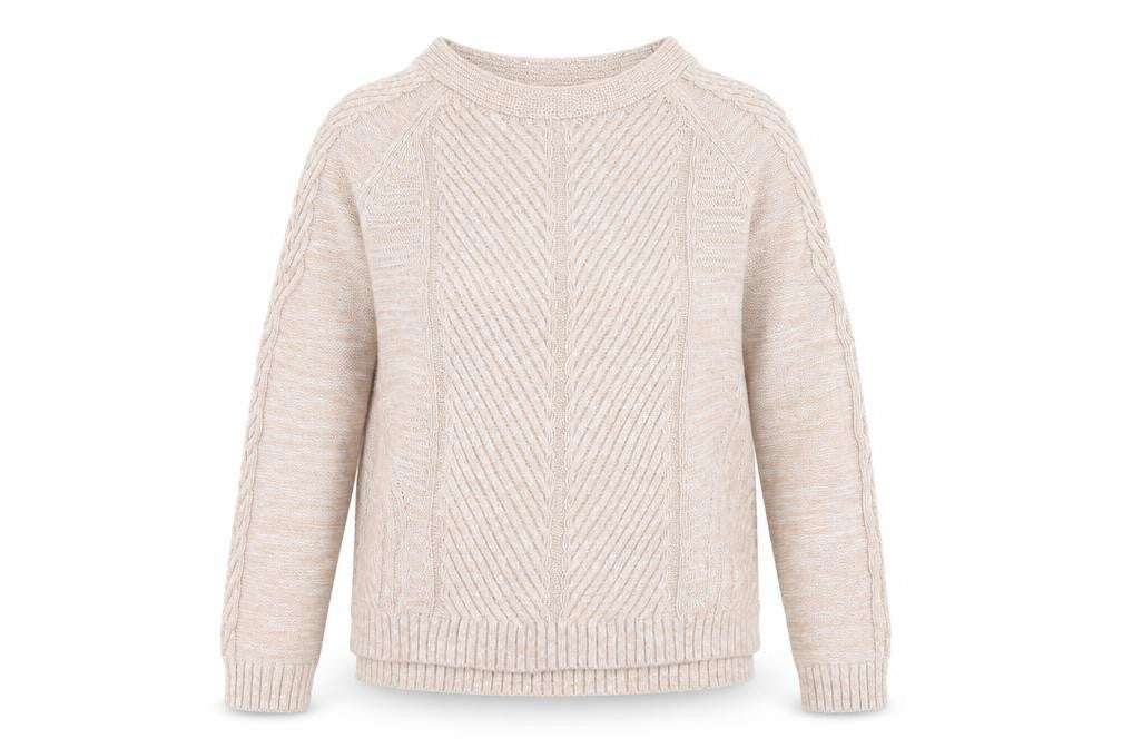 Front view of Principles women’s pink jumper, size UK 8