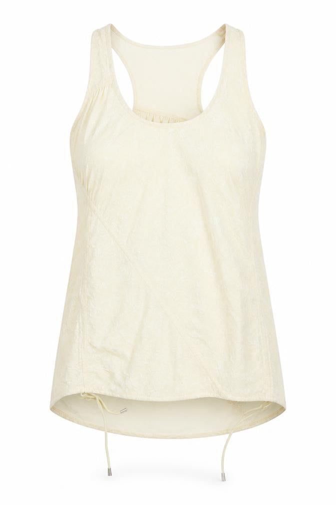 Front view of Next women’s ivory basic blouse, size UK 14