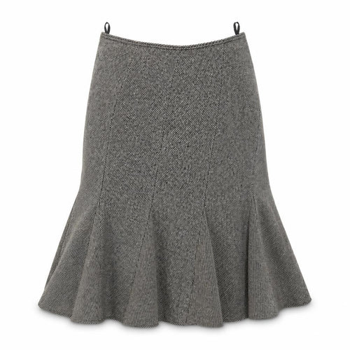 Preworn Womens Brown   Trumpet Skirt Size S