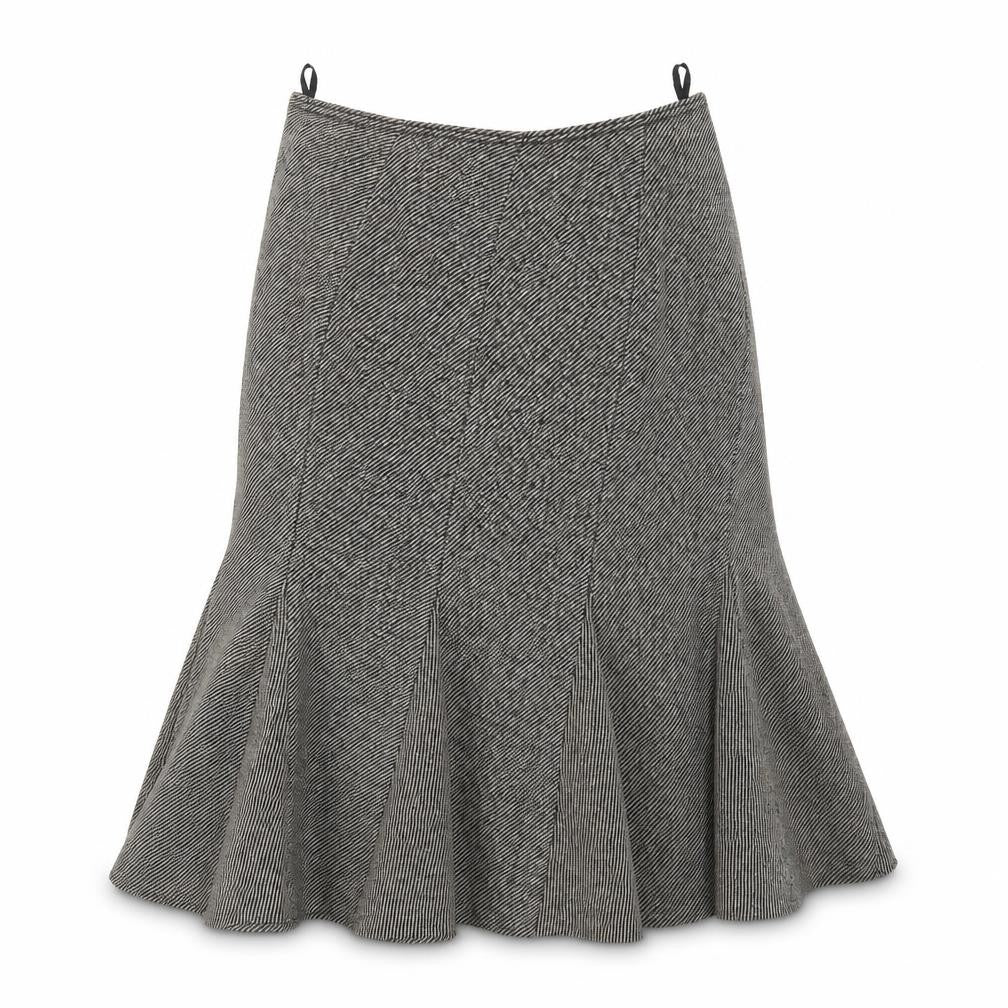 Preworn Womens Brown   Trumpet Skirt Size S
