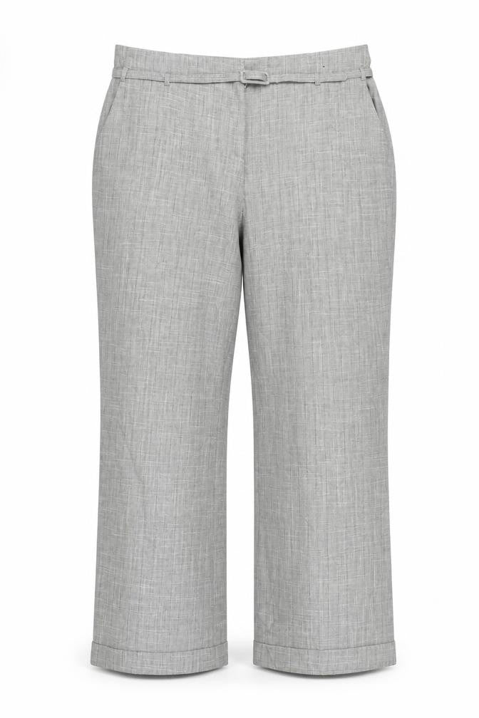 Evie Womens Grey Herringbone  Trousers  Size 18 L31 in