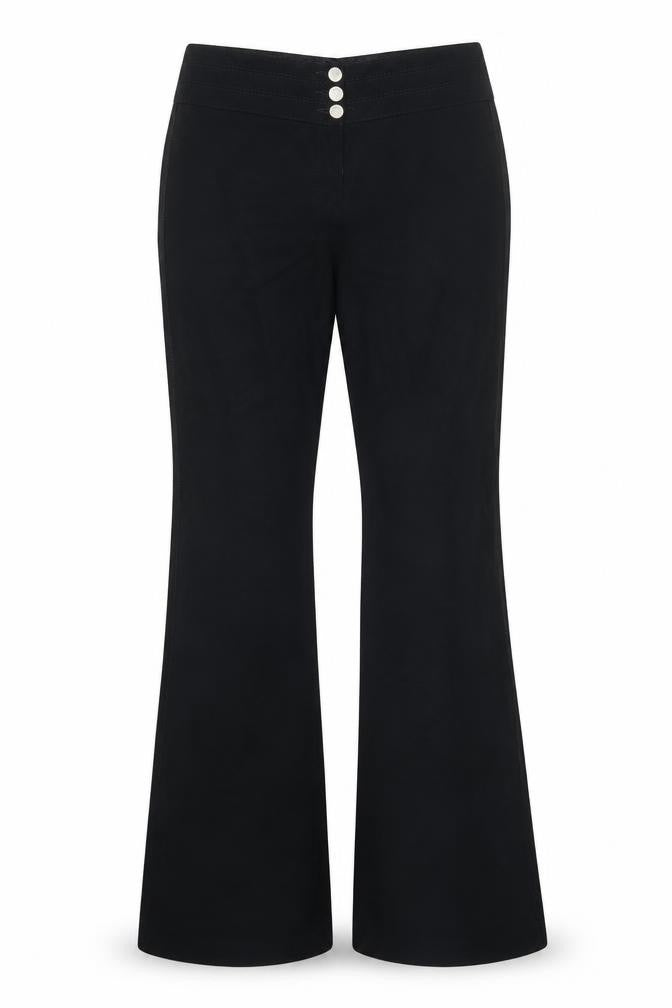 Preworn Womens Black   Trousers  Size L L31 in
