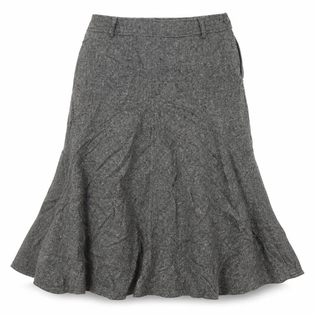 Klass Womens Grey   Trumpet Skirt Size 12
