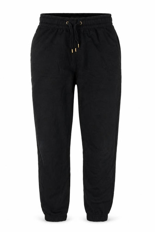Front view of Primark women’s black sweatpants, size XS, 26-inch leg