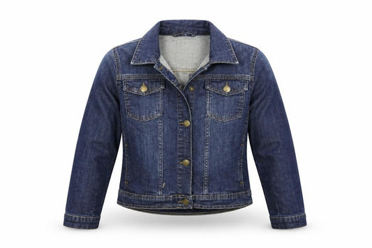 Front view of Gap boys’ blue jacket coat, size XL