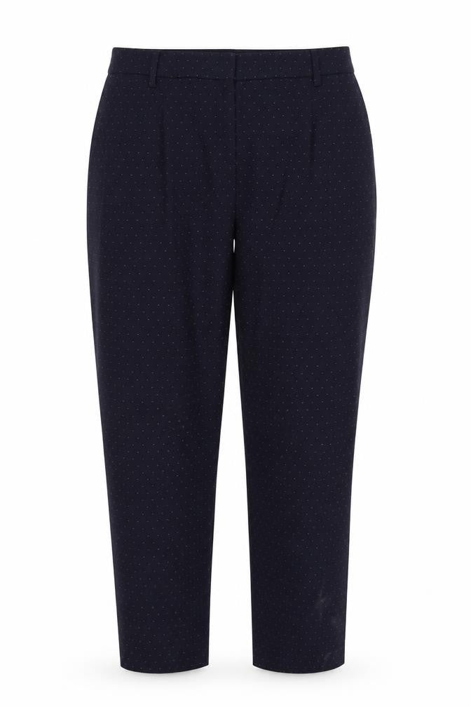 Marks and Spencer Womens Black Houndstooth  Trousers  Size 14 L23 in