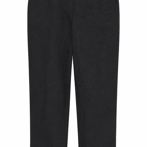 Marks and Spencer Womens Grey Houndstooth  Trousers  Size 14 L30 in