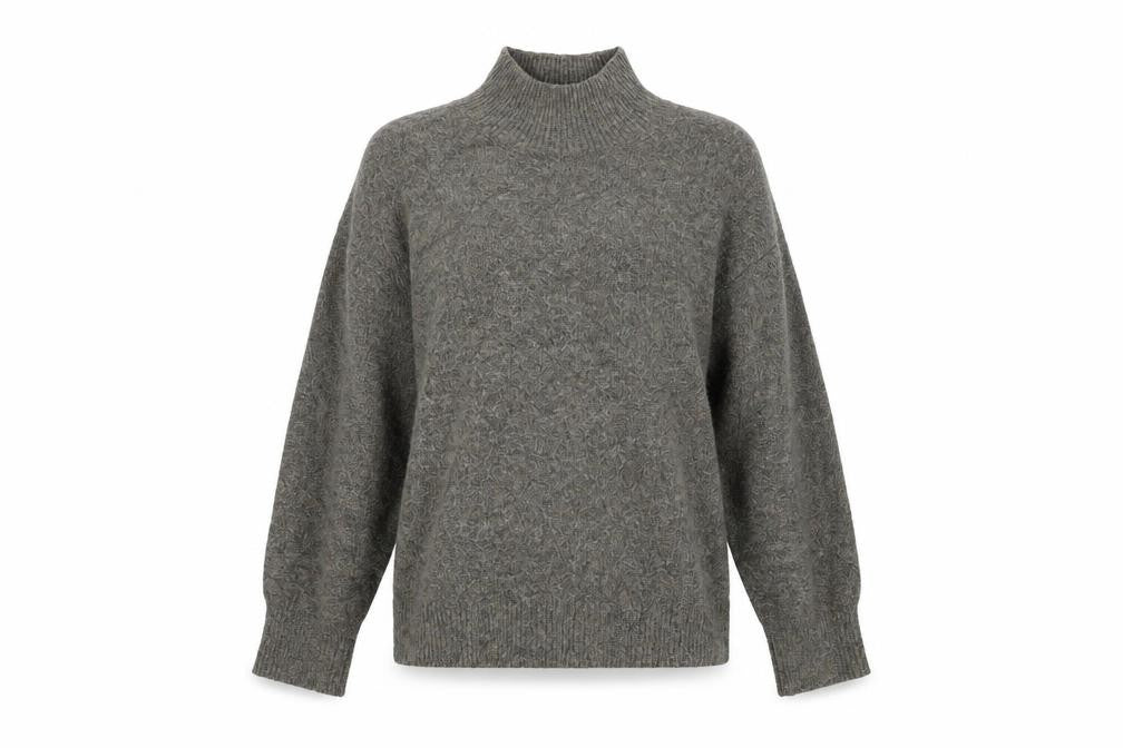 Front view of H&M women’s brown jumper, size XS
