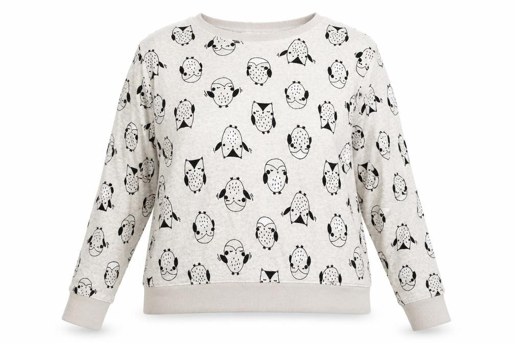 Front view of Debenhams women’s beige jumper, size UK 18