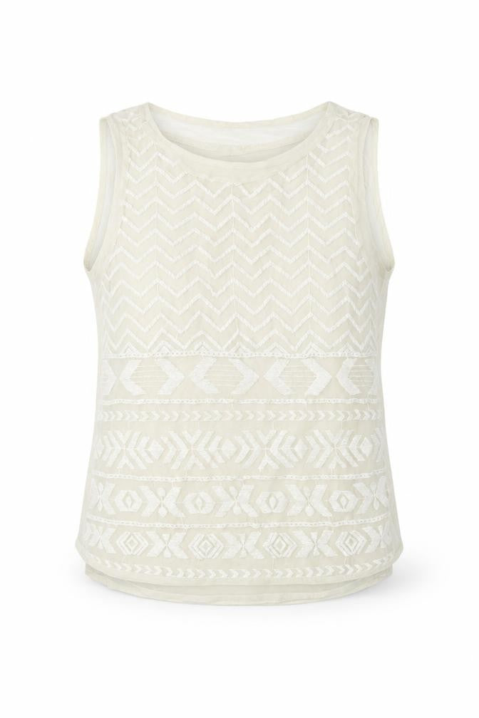 Front view of villa women’s beige basic t-shirt, size S
