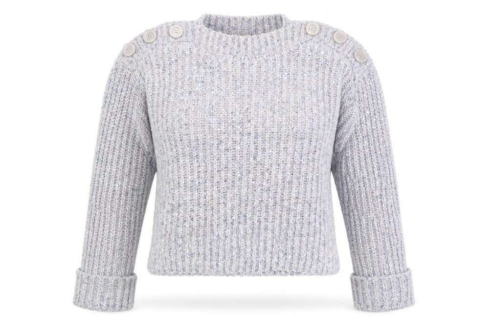 Front view of Tu women’s blue jumper, size UK 14
