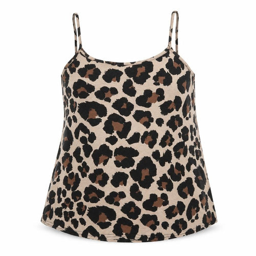 Boohoo Womens Brown Animal Print  Camisole Tank Size 8