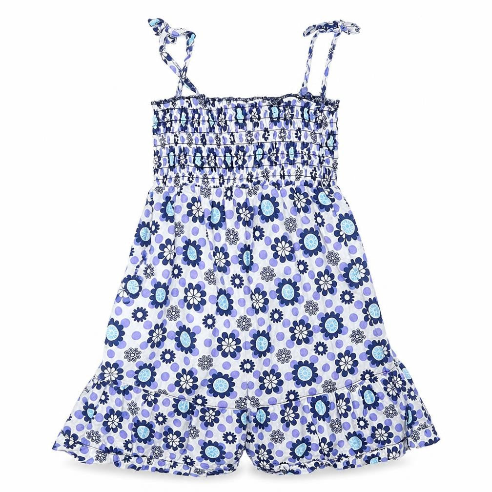 Cherokee Baby Blue Floral  Fit & Flare  Size 12-18 Months