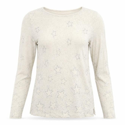 Monsoon Womens Beige Geometric Knit Pullover Jumper Size S