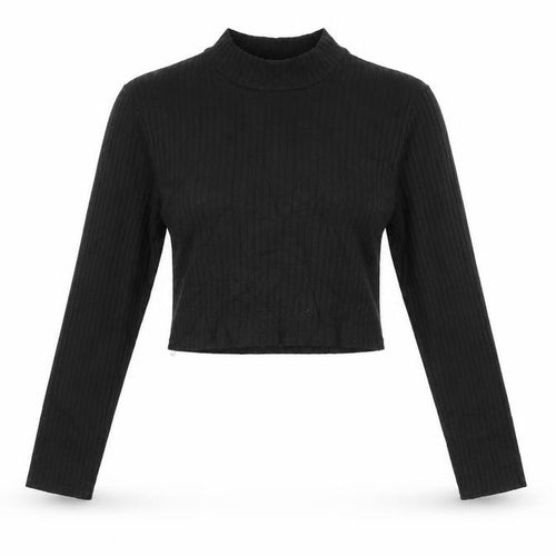 Nastygal Womens Black   Cropped T-Shirt Size 10