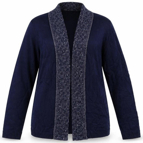 Classic Womens Blue   Cardigan Jumper Size L