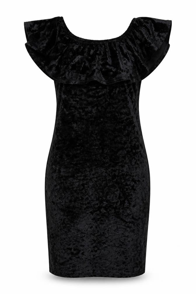 Ethan And Amy Womens Black Batik Velour Bodycon  Size S