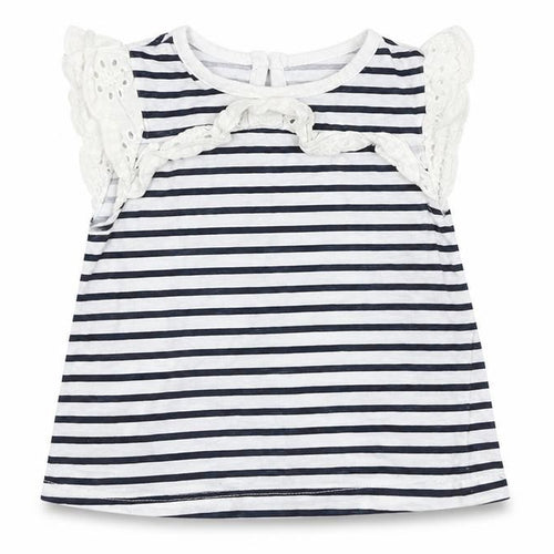 Primark Girls White Striped  A-Line  Size 6-9 Months