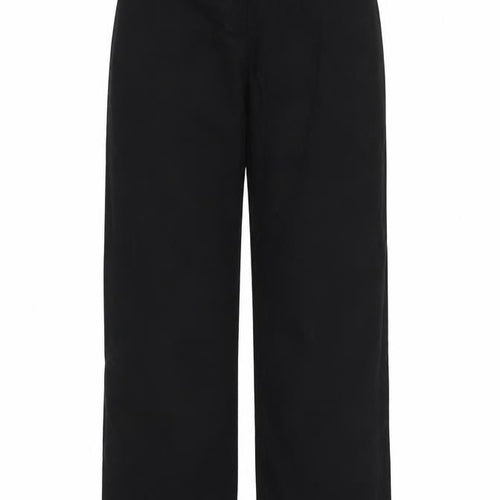 Papaya Womens Black   Trousers  Size 12 L26 in