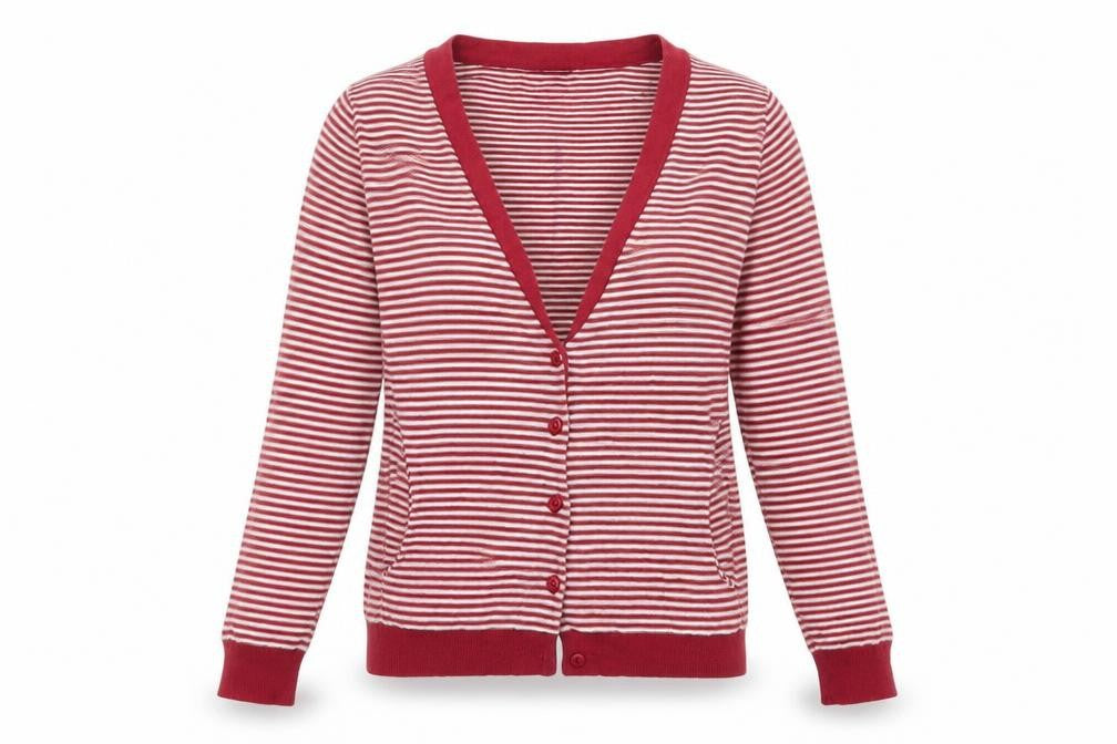 Gap Womens Pink Striped  Cardigan Jumper Size M