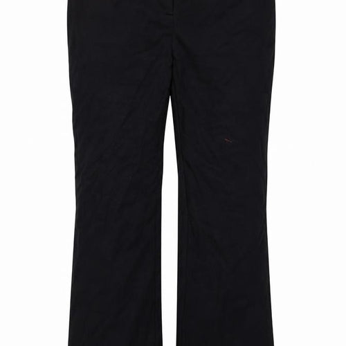 Preworn Womens Black   Trousers  Size 40 L26 in