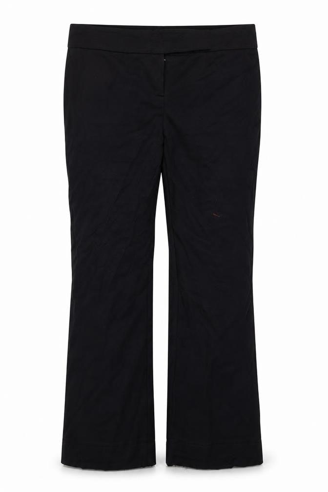 Preworn Womens Black   Trousers  Size 40 L26 in