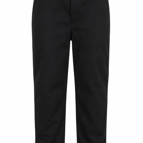 Preworn Girls Black   Chino Trousers Size 9 Years