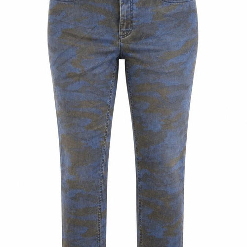 Oui Womens Blue   Trousers  Size 32 L21 in