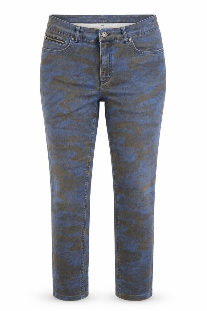 Oui Womens Blue   Trousers  Size 32 L21 in