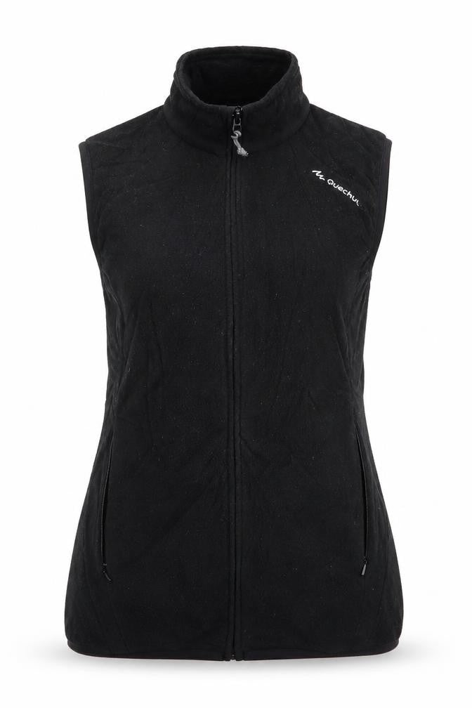 Front view of Preworn women’s black gilet jacket size 2xs