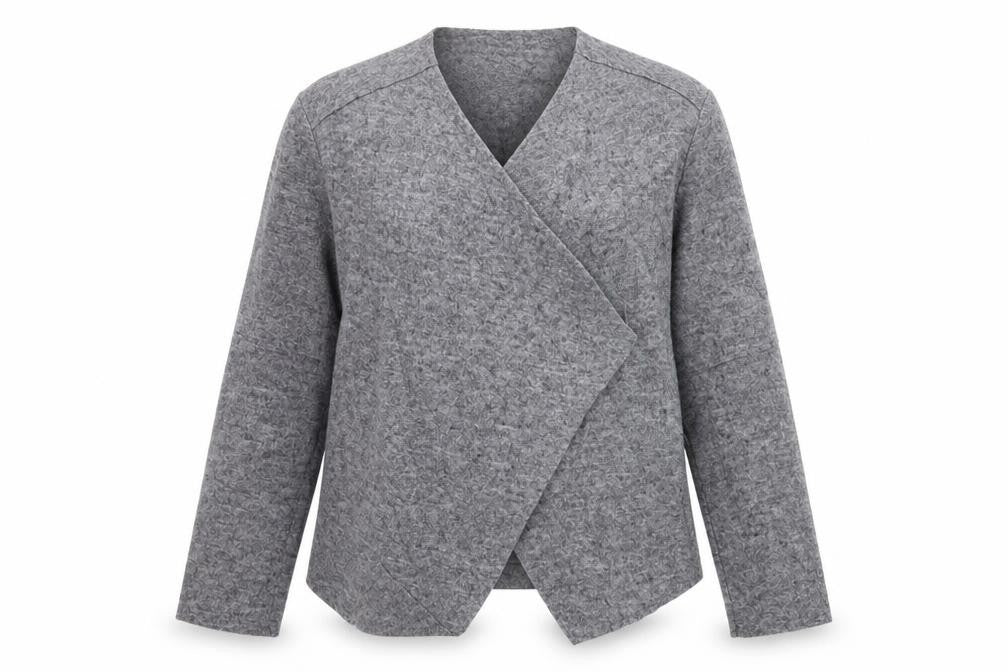 Preworn Womens Grey   Cardigan Jumper Size 14