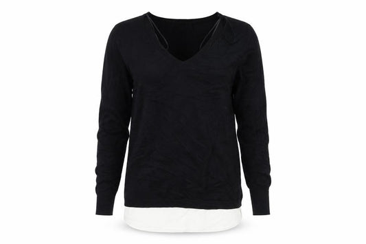 Front view of George women’s black jumper, size UK 10