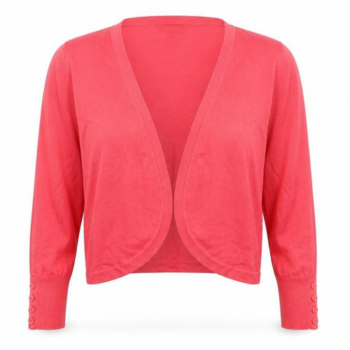 Debenhams Womens Red   Shrug Jumper Size 14