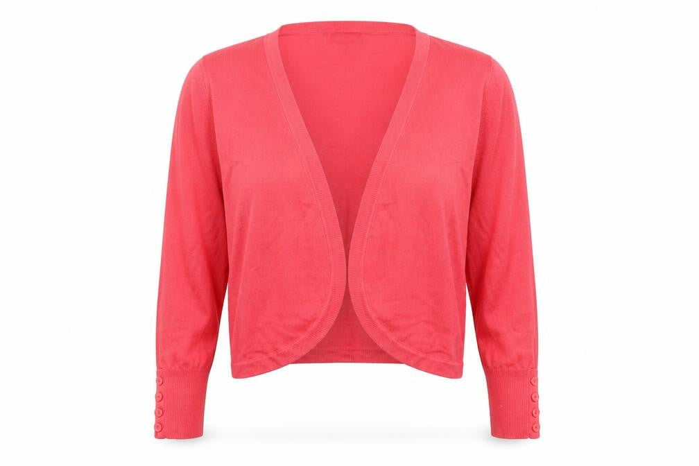 Debenhams Womens Red   Shrug Jumper Size 14