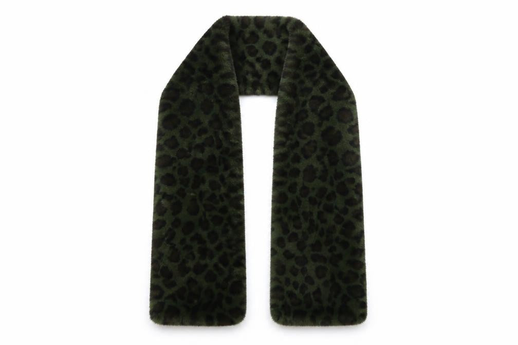 Preworn Womens Green Animal Print   Shawl/Wrap