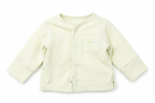 Front view of Gap girls’ green jumper, size 0-3, months