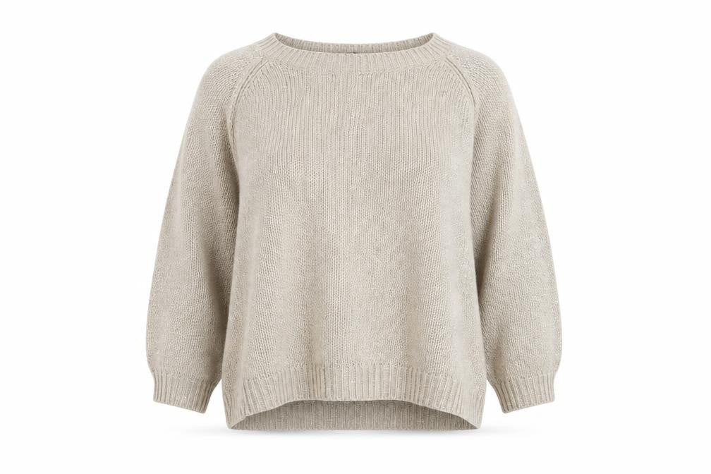 Front view of Store Twenty One women’s brown knit jumper, size L