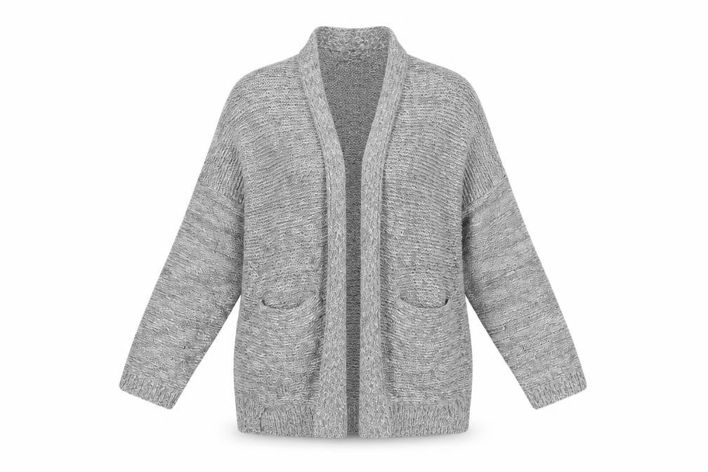 Mango Womens Grey   Cardigan Jumper Size S