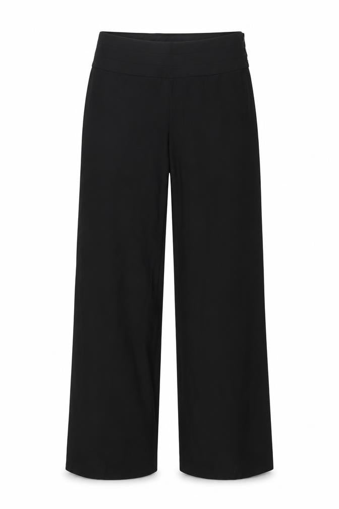 Monsoon Womens Black Trousers Size 8 L29 in