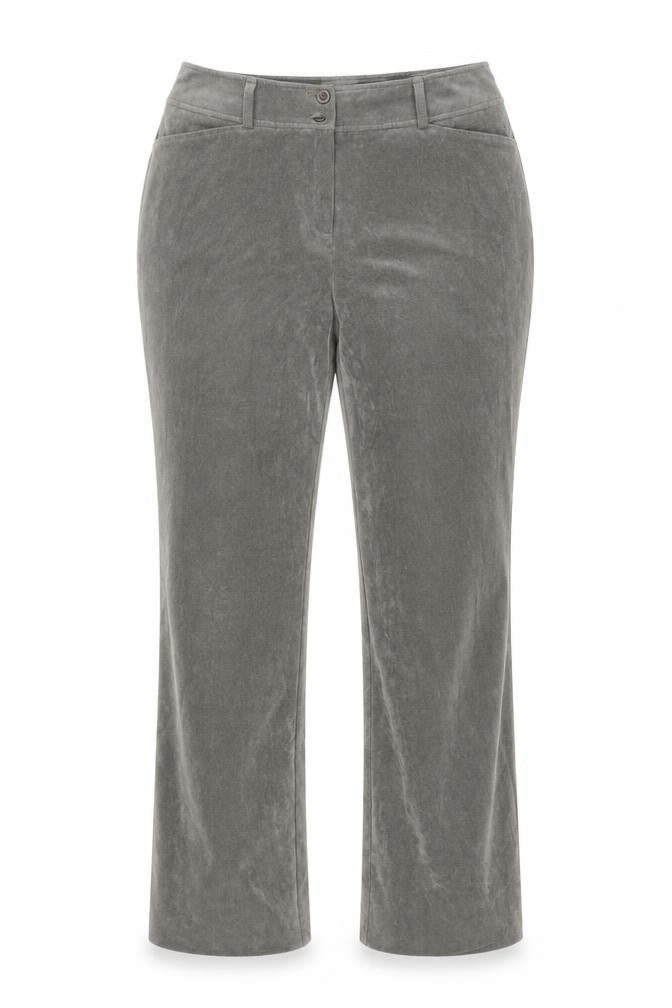 Frankenwalder Womens Green  Velour Trousers  Size 14 L31 in
