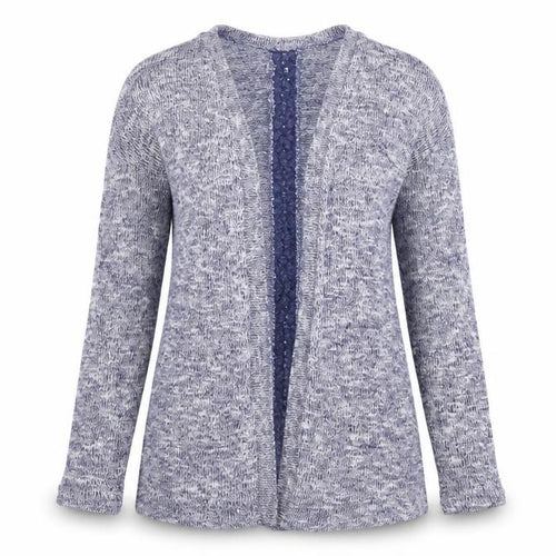 Red Womens Blue  Knit Cardigan Jumper Size 8