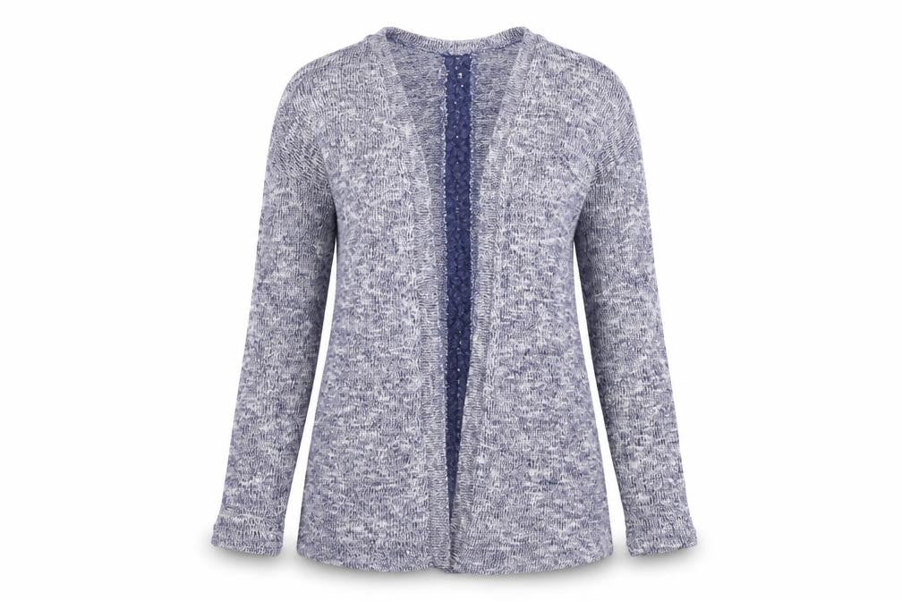 Red Womens Blue  Knit Cardigan Jumper Size 8