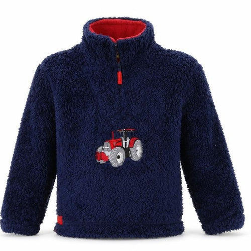 krazy kidz Boys Blue  Fleece Jacket  Size M